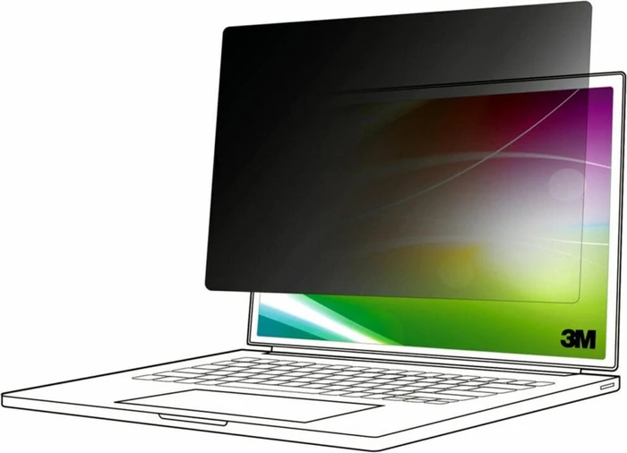 3M BP130C3E Bright Screen Privacy Filter für Notebooks 13" 3:2