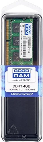 goodram Play SO-DIMM 4GB, DDR3-1600, CL11, 1RX8