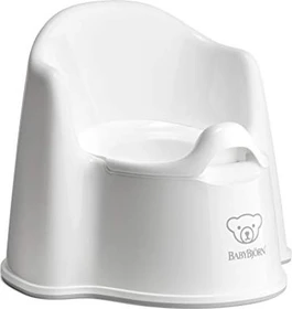 BabyBjörn Topfstuhl Kindertopf weiß/grau