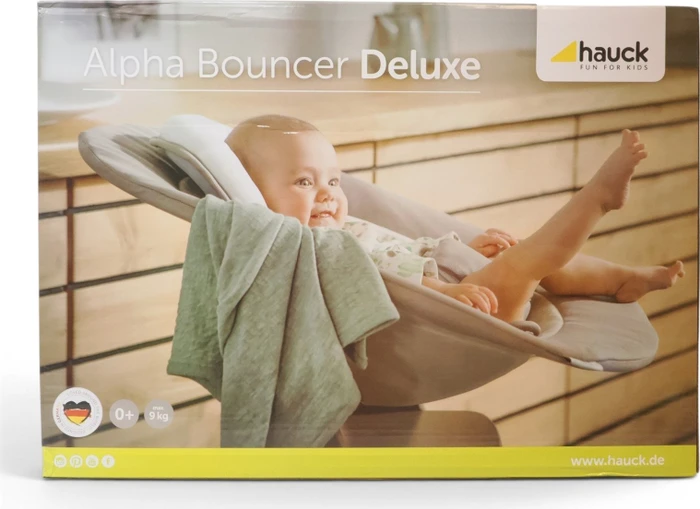 Hauck Alpha Bouncer Deluxe 2in1 Babywippe melange grey