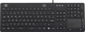 Renkforce iM-IKB110-BK Industrielle-Tastatur mit Touchpad, IP68, schwarz, USB, DE (RF-4222593)