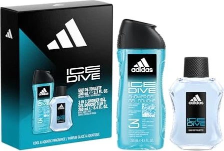 adidas Ice Dive EdT 100ml + Duschgel 250ml Duftset