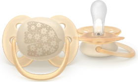 Philips Avent SCF092/06 ultra soft Beruhigungsschnuller, 0-6M, Silikon, vogel