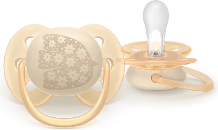 Philips Avent SCF092/06 ultra soft Beruhigungsschnuller, 0-6M, Silikon, vogel