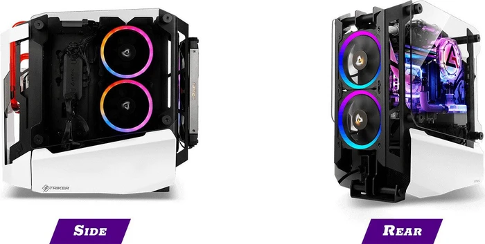 Antec Striker, weiß, Glasfenster, Mini-ITX