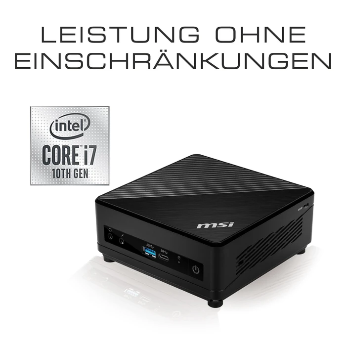 MSI Cubi 5 10M-063EU, schwarz, Core i5-10210U, 8GB RAM, 512GB SSD