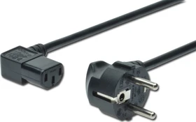 Digitus Netzkabel Schuko/C13 rechts gewinkelt, 1.8m (AK-440111-018-S)