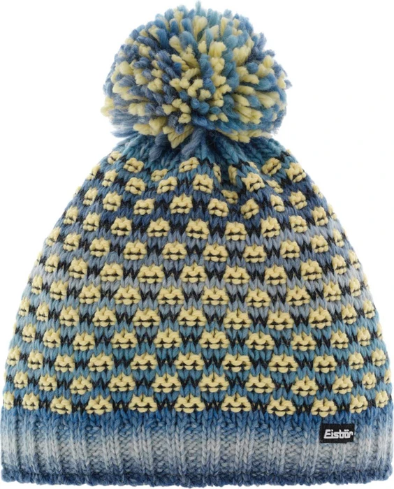 Eisbär Stravo Pompon Mütze blue jeans light