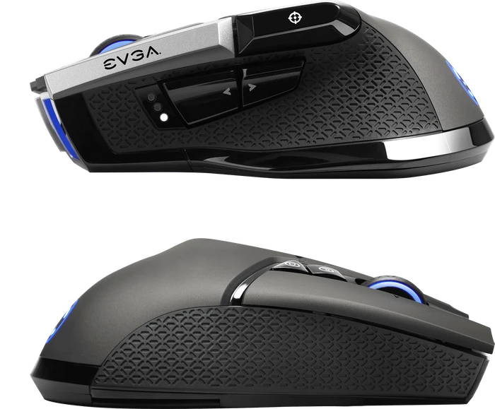 EVGA X20 Wireless Gaming Maus grau, USB/Bluetooth