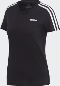 adidas Essentials 3-Streifen T-Shirt kurzarm schwarz/weiß (Damen)