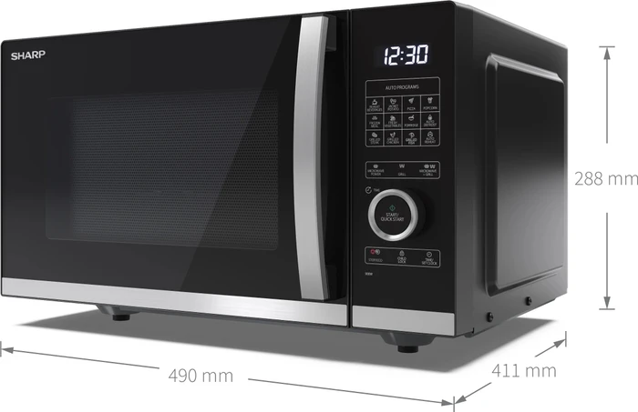 Sharp YC-QG254AE-B Mikrowelle mit Grill