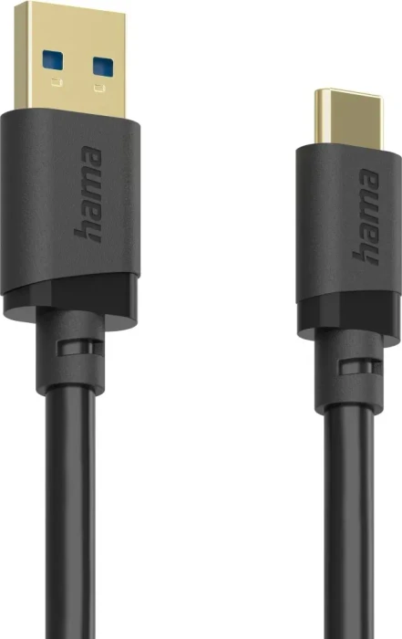 Hama Ladekabel USB-A/USB-C 0.25m schwarz