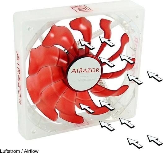 LC-Power AiRazor LC-CF-120-PRO-RED, 120mm