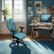Thunder X3 XTC Chroma Gamingstuhl, schwarz/blau Vorschaubild