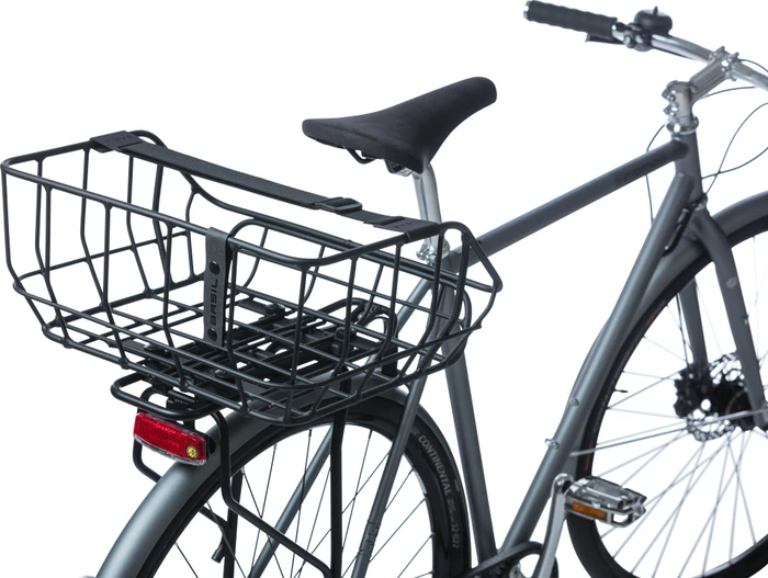 Basil Portland MIK Fahrradkorb matt black