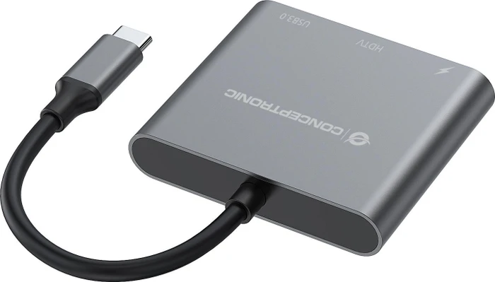 Conceptronic DONN01G 3-in-1 USB-C Adapter