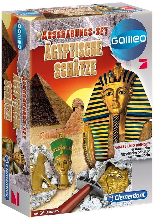 Clementoni Galileo Ausgrabungs-Set Ägyptische Schätze