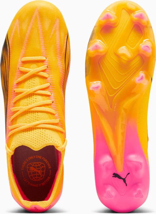 Puma Ultra Ultimate FG/AG sun stream/puma black/sunset glow (Damen)