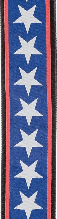 D'Addario Nylon Woven Guitar Strap Stars and Stripes