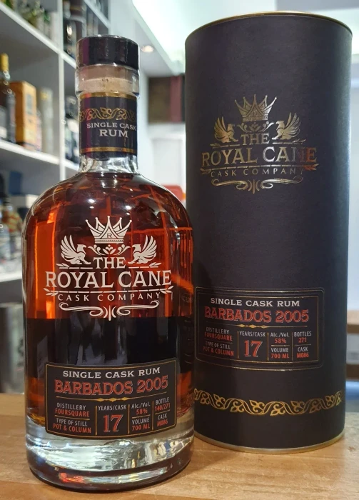 The Royal Cane Cask Company Barbados Foursquare 2005 700ml