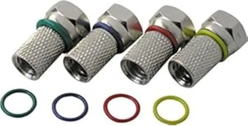 Schwaiger F-Aufdrehstecker 4er-Set 7mm