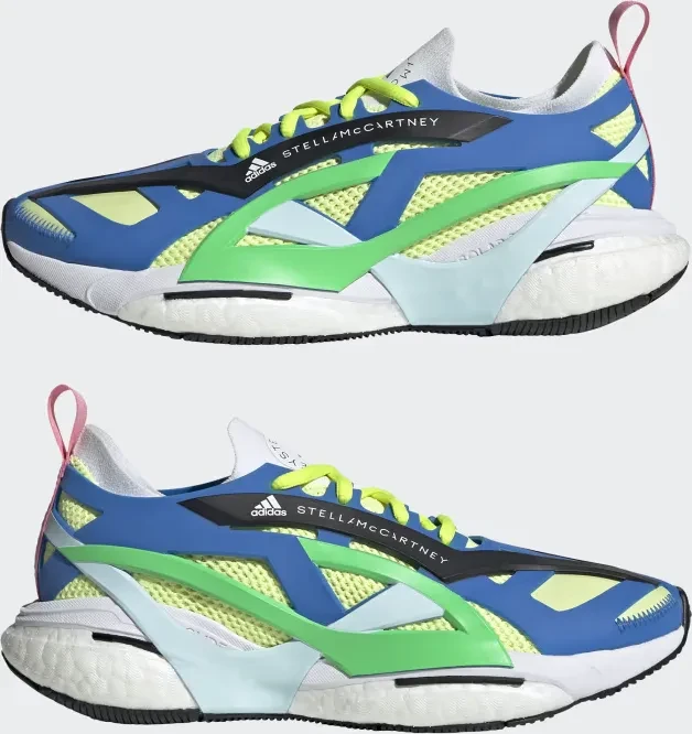adidas Solar Glide by Stella McCartney true blue/screaming green f21/cloud white (Damen)