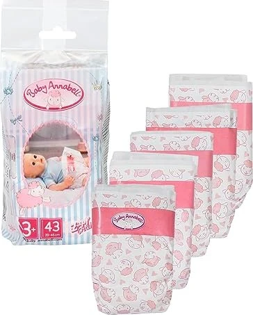 Zapf creation BABY Annabell Zubehör - Windeln 5 Stück