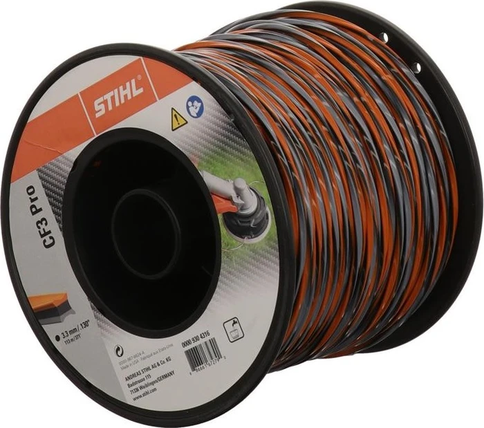 Stihl Trimmerfaden CF3 Pro kreuzförmig für Rasentrimmer, 3.3mm/113m
