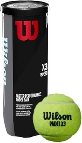 Wilson X3 Padel Tennisbälle gelb, 3 Stück
