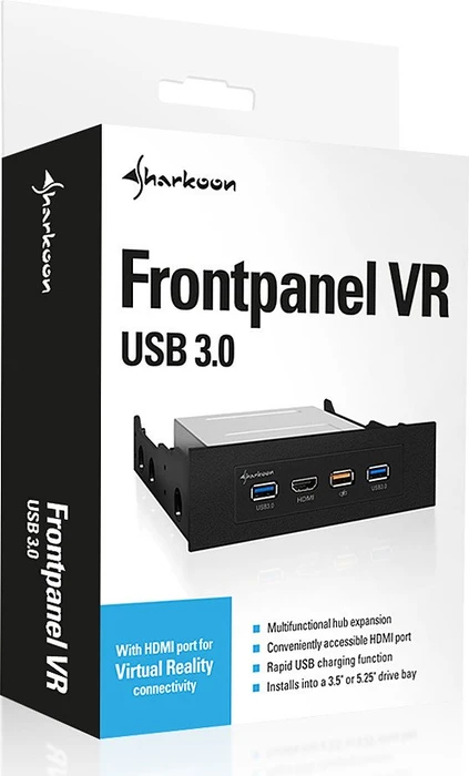 Sharkoon Frontpanel VR, 3.5" Multifunktionspanel