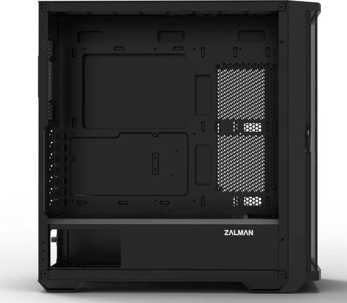 Zalman Z10 Plus, schwarz, Glasfenster