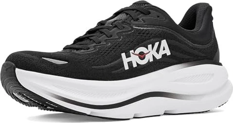 Hoka Bondi 9 black/vermillion (Herren)