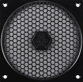 SilverStone FF121B, Lüftergitter mit Staubfilter 120mm, schwarz