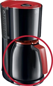 Melitta Enjoy Thermoskanne schwarz/rot