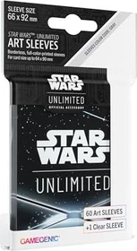 Gamegenic Star Wars: Unlimited - Art Sleeves Card Back Black, 60 Stück