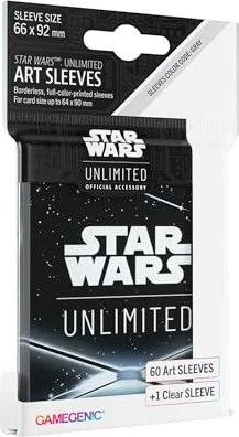 Gamegenic Star Wars: Unlimited - Art Sleeves Card Back Black, 60 Stück