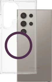 PanzerGlass Care Flagship Case Urban Combat Magnetic Qi für Samsung Galaxy S25 Ultra transparent/violett