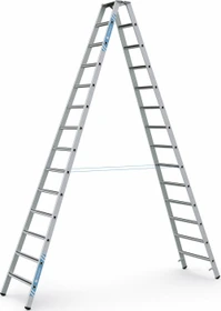 Zarges Saferstep B Alu gebördelt 2-tlg. Stehleiter, 2x 14 Stufen