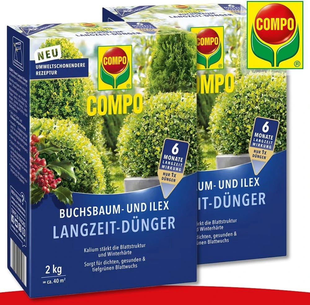 Compo Buchsbaum- und Ilex-Langzeitdnger ab  16,88 (2026) | Preisvergleich  Geizhals Deutschland