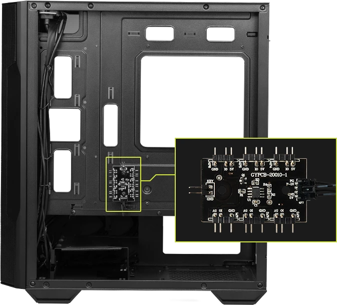 MSI MAG Forge M100R, Glasfenster
