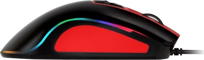 MSI M92 RGB Gaming Mouse, schwarz/rot, USB
