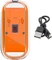 Manhattan Transparent Rechargeable Wireless Mouse, transparent/orange, USB Vorschaubild