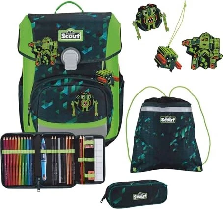 Scout Scout Neo DIN Cubes Schultaschen-Set, 4-tlg.