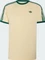 adidas 3-Streifen T-Shirt kurzarm warm vanilla/collegiate green (Herren) Vorschaubild