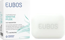 Eubos Sensitiv Pflege Fest Waschstück, 125g