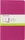 Moleskine Cahier Notizheft, 130x210mm, glatt, fester Einband Large, rosa, 40 Blatt, 3er-Pack