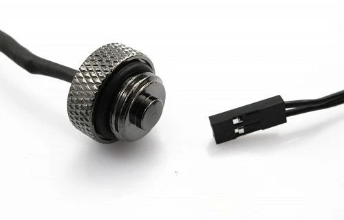 XSPC G1/4" Temperatursensor schwarz verchromt