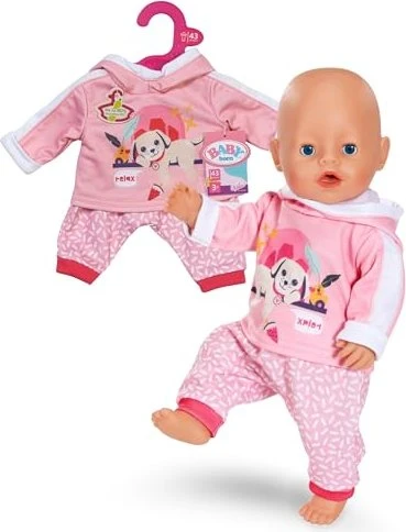 Zapf creation BABY born Mode - Jogginganzug Hund 43cm