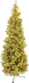 Europalms Künstlicher Weihnachtsbaum Tanne Futura gold-metallic, 210cm