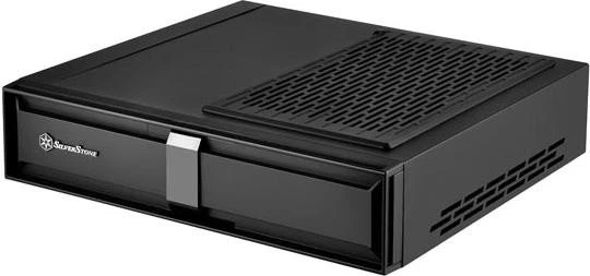 SilverStone Milo ML08 schwarz mit Sichtfenster, Tragegriff, Mini-ITX